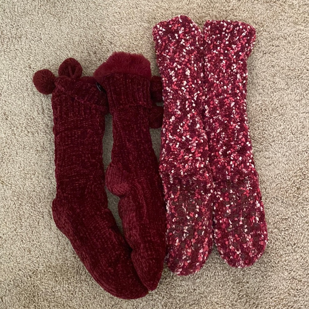 Fuzzy sock/slippers